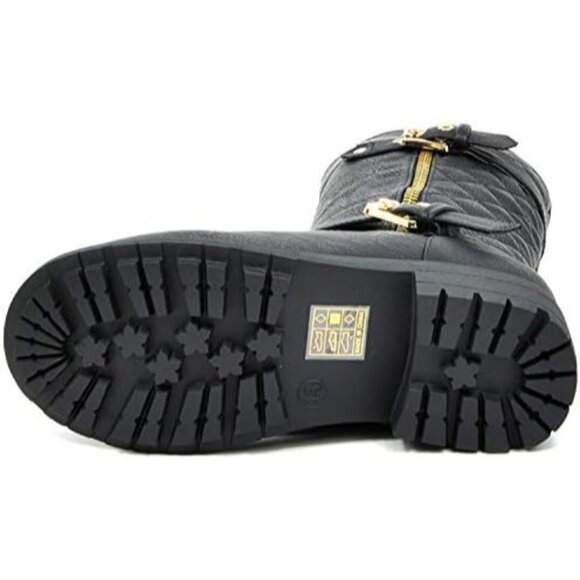 🆕Dream Pair Girl Black Polyurethane Faux Fur Lining Knee High Riding Boot - Picture 8 of 8